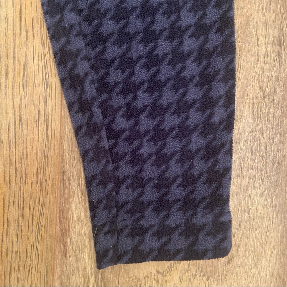 Columbia Base Layer Blue Houndstooth Fleece Leggings - Picture 8 of 16